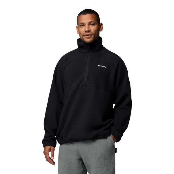 Columbia Men's MTR Timber Crest Mountain Fleece Half-Zip, M - Black