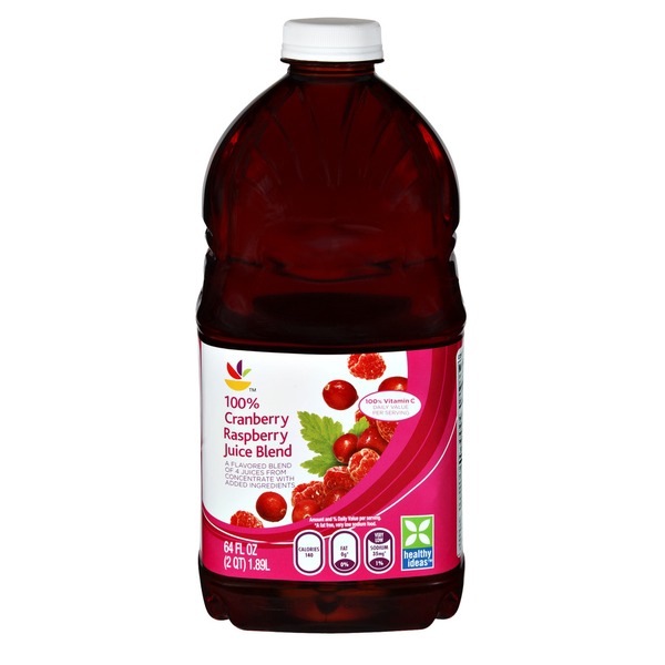 Ahold Cranberry Raspberry 100 Juice Blend (64 fl oz) Instacart