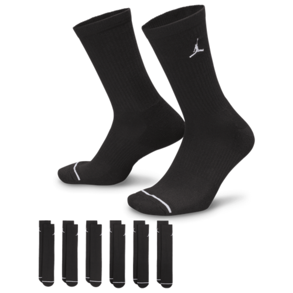 Nike Adults' Jordan Crew Socks, Large - Black