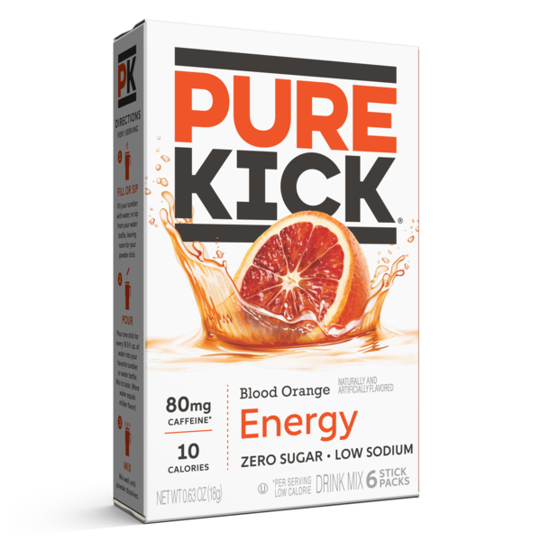 Pure Kick Blood Orange Energy Drink Mix Same-Day Delivery | Family