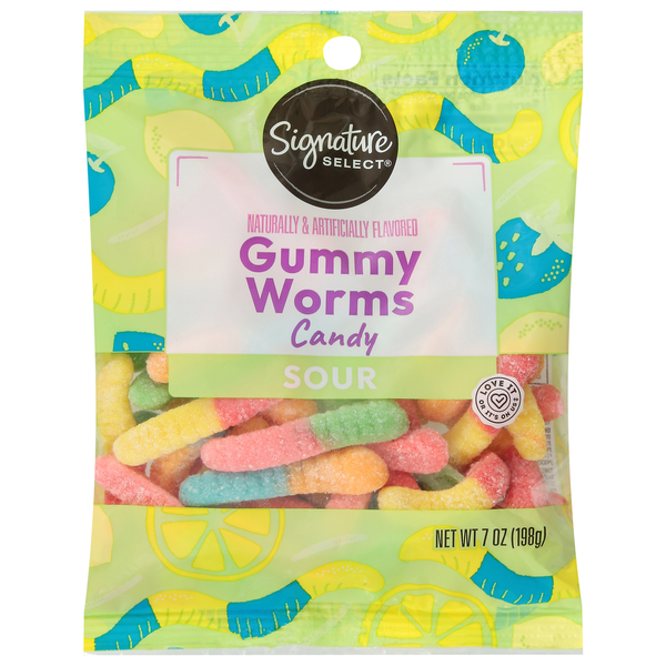Signature SELECT Candy, Gummi Worms, Sour