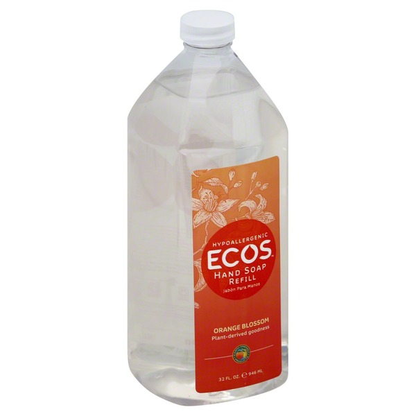 Ecos Hand Soap Refill, Hypoallergenic, Orange Blossom (32 oz) from Andronico's Community Markets