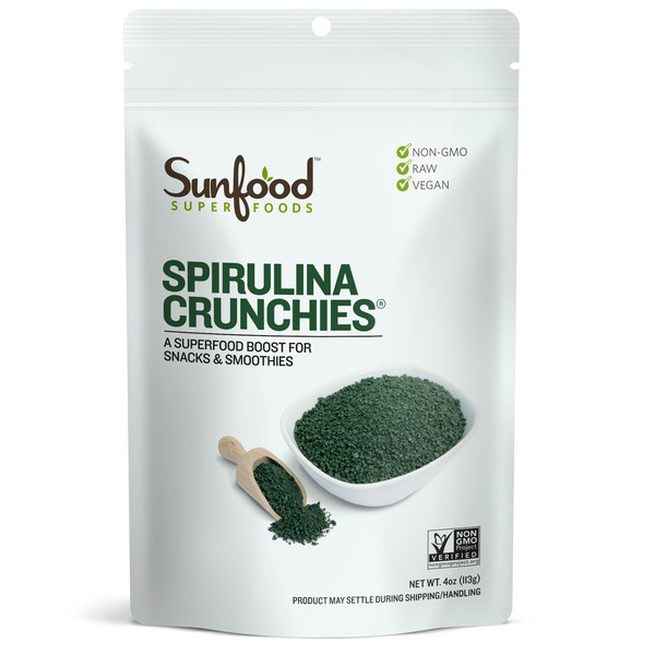 Sunfood Superfoods Spirulina Crunchies Same-Day Delivery or