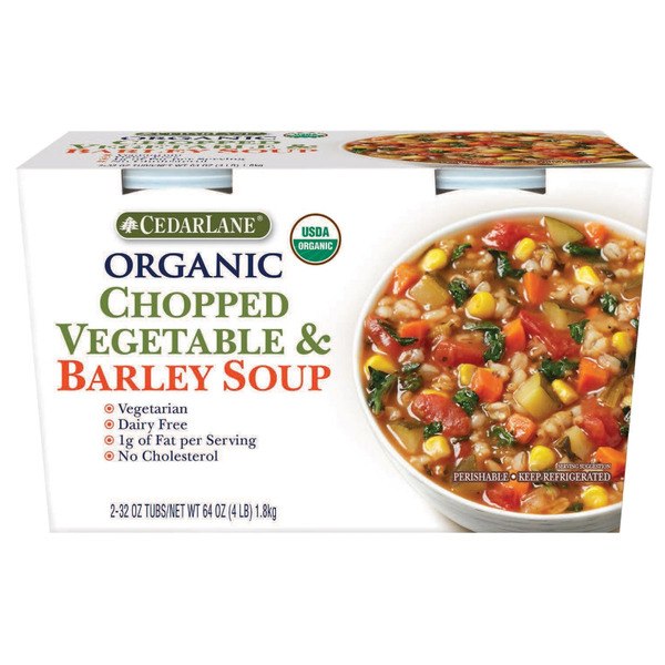 Codar Baroly Cedar Lane Organic Chopped Vegetable & Barley Soup, 32 oz, 2-count Same ...