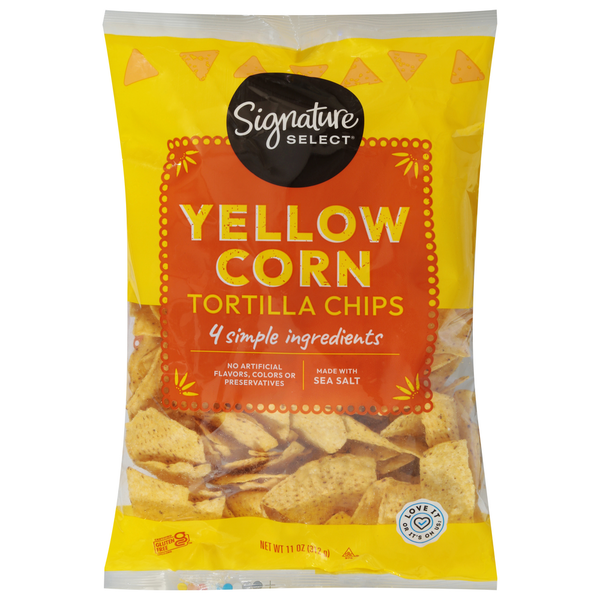 Signature SELECT Tortilla Chips, Yellow Corn