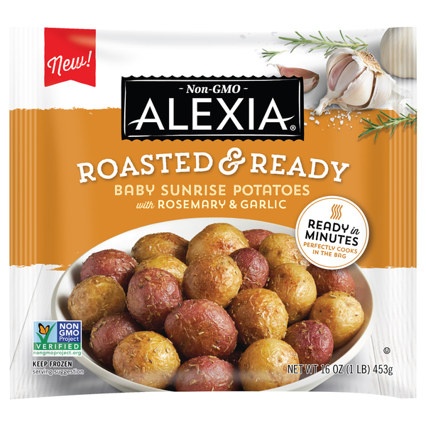 Alexia Potatoes with Rosemary Garlic, Baby Sunrise, Roasted