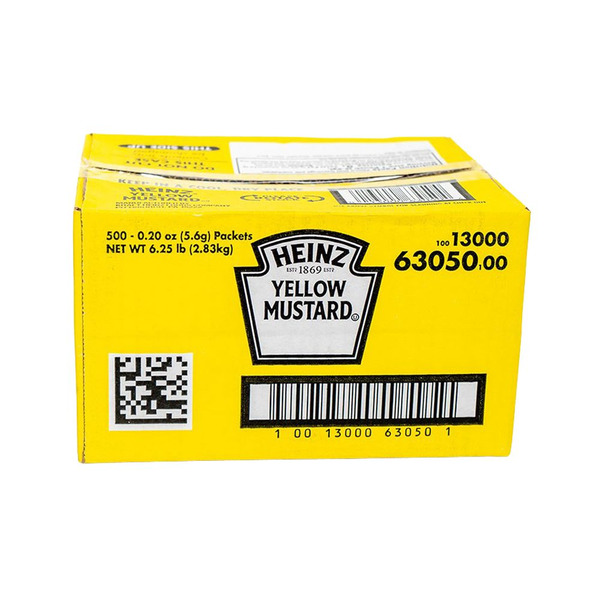 Heinz - Mustard Packets - 500 Ct