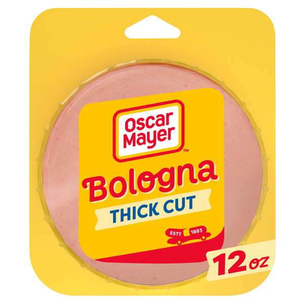 Oscar Mayer Thick Cut Bologna Sliced Deli Sandwich Lunch Meat