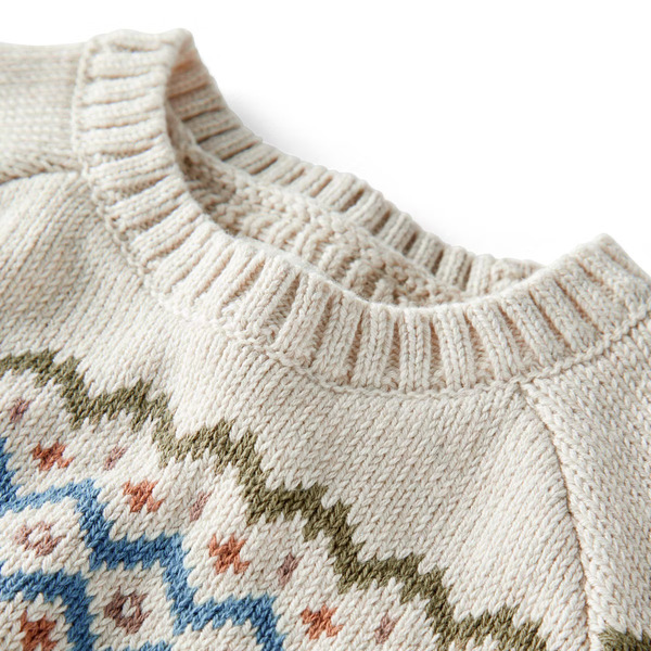 Enlarge Alternative view of Carter’s Little Planet Organic Baby Boys' 2pc Sweater Set, 12M - Brown/Cream (opens in a new tab)