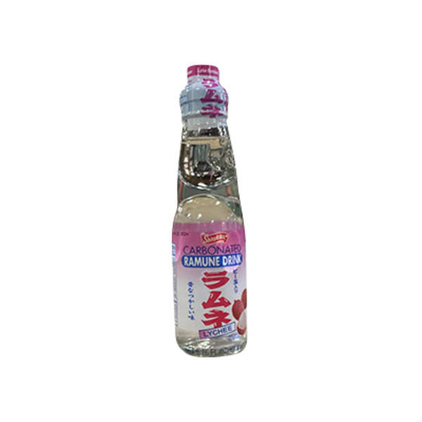 Shirakiku Ramune Drink, Carbonated, Lychee