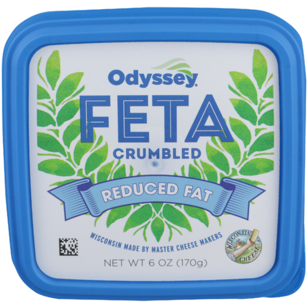 Odyssey Reduced Fat Crumbled Feta Cheese