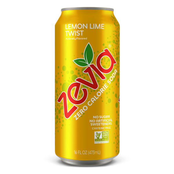 Zevia Zero Calorie Lemon Lime Twist Soda Same-Day Delivery or