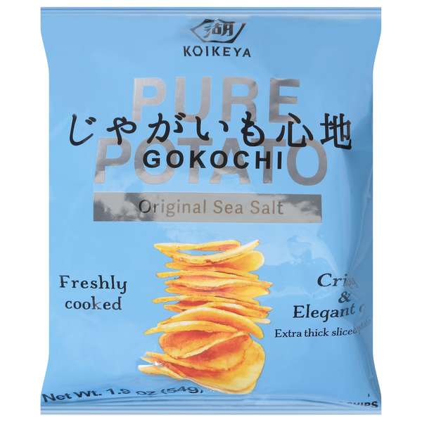 Koikeya Potato Chips, Original Sea Salt, Gokochi