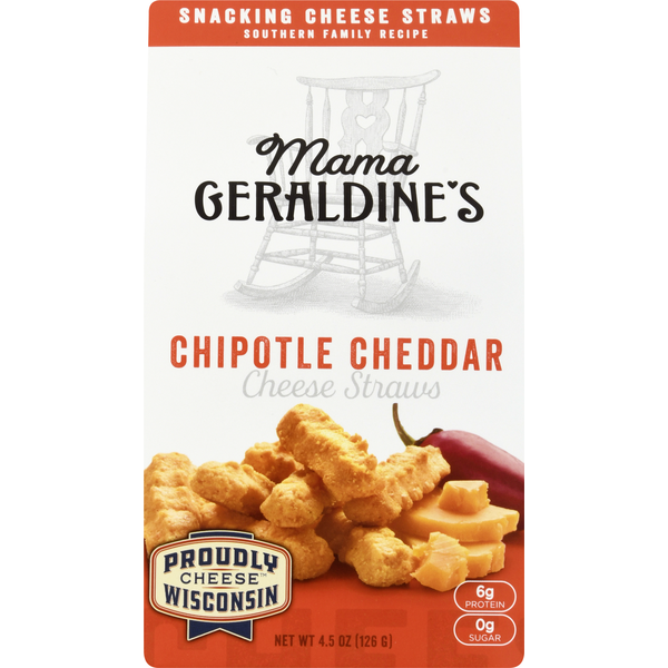 Mama Geraldines Cheese Straws, Chipotle Cheddar (4.5 oz) Instacart