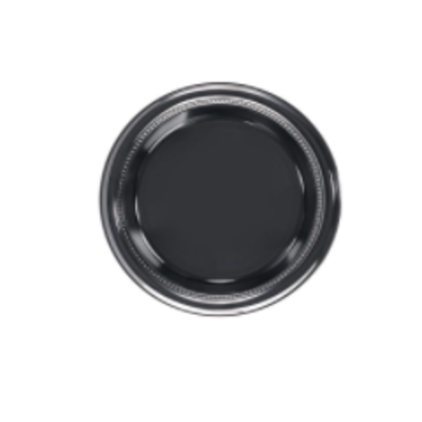 Darnel - 12 oz Black Plastic Bowl - 125 ct