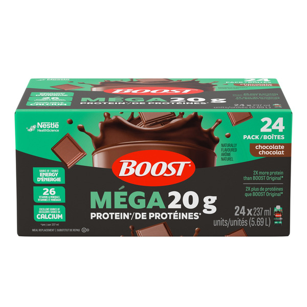 BOOST MEGA Meal Replacement Drink, Chocolate