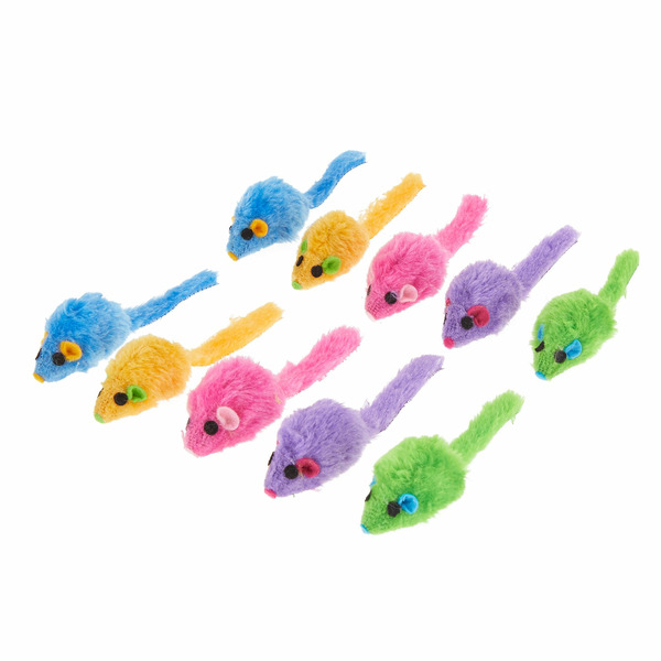 Whisker City Mice Cat Toys - Color Varies