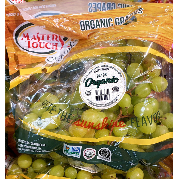 Organic Green Seedless Grapes