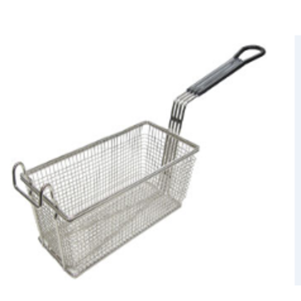 Fry Basket With Black Handle - 11x5x4
