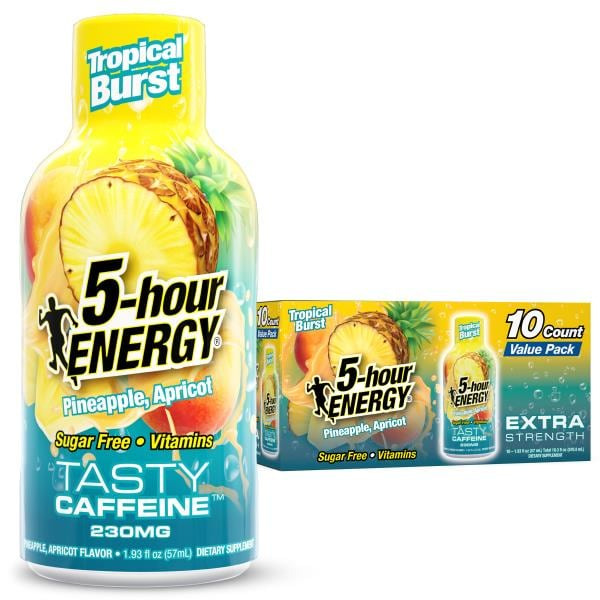 5-hour ENERGY Extra Strength Tropical Burst Energy Shot Value Pack