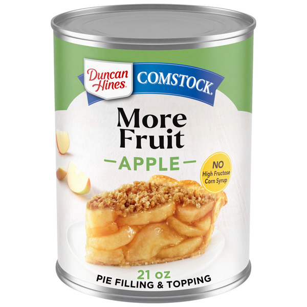 Duncan Hines Comstock More Fruit Apple Pie Filling & Topping Same