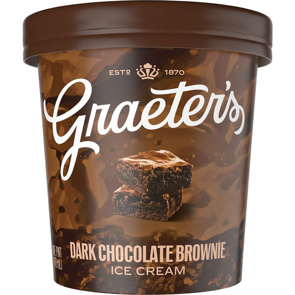 Graeter's Ice Cream Dark Chocolate Brownie