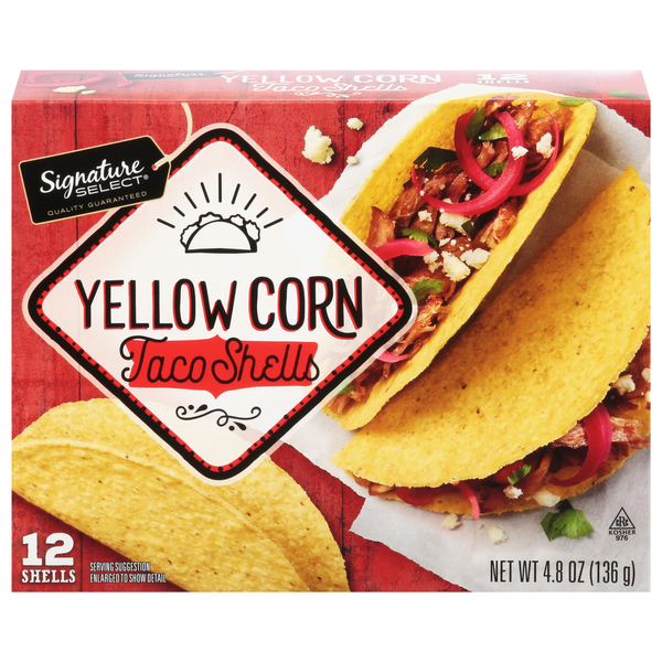 Signature SELECT Taco Shells, Yellow Corn