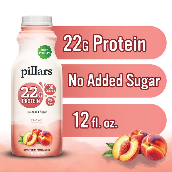 Pillars Drinkable Yogurt Peach Same-Day Delivery or Pickup | ALDI