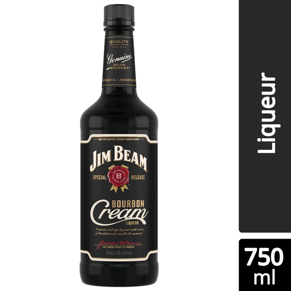 Jim Beam Bourbon Cream Liqueur Same-Day Delivery or Pickup