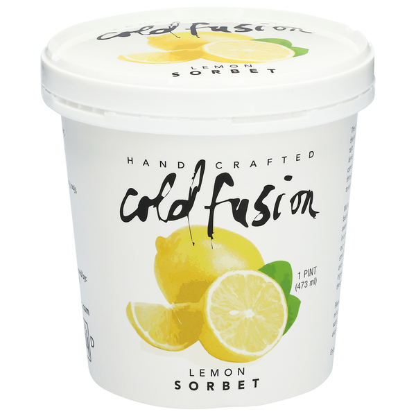 Cold Fusion Gelato Lemon Sorbet Same-Day Delivery or Pickup