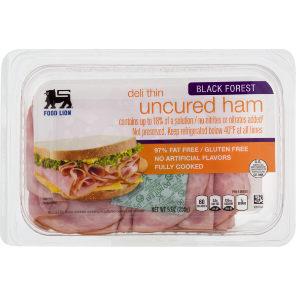 Food Lion Black Forest Uncured Ham (9 oz) Instacart