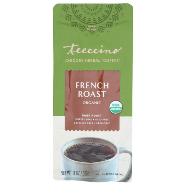 Teeccino French Dark Roast Organic Herbal Coffee Same-Day Delivery