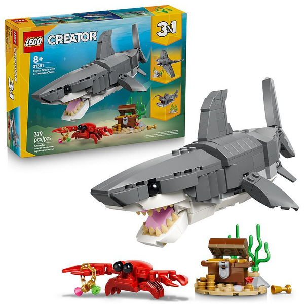 LEGO Creator Fierce Shark with Treasure Chest
