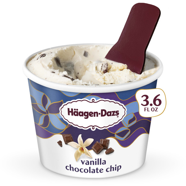 Haagen-Dazs Vanilla Chocolate Chip Ice Cream Cup Same-Day Delivery