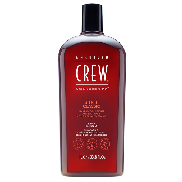 American Crew 3-in-1 Classic Shampoo, Conditioner, Body Wash 1 L