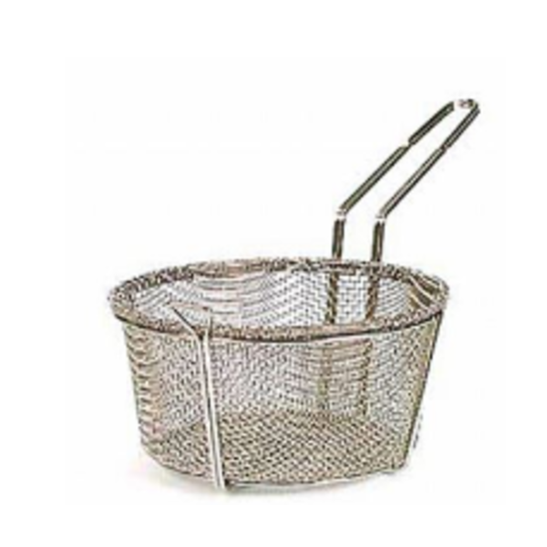 Fryer Basket - Nickle Plated Steel - 9.5"