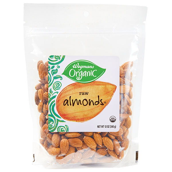 Wegmans Wegmans Organic Raw Almonds Same-Day Delivery or Pickup | Instacart