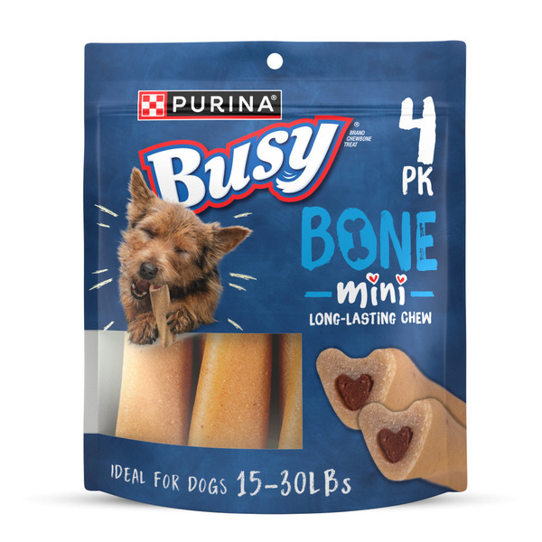 Purina Busy Bone Small Breed Adult Dog Chew Bone Treats, Mini Same-Day  Delivery | Fiesta Mart