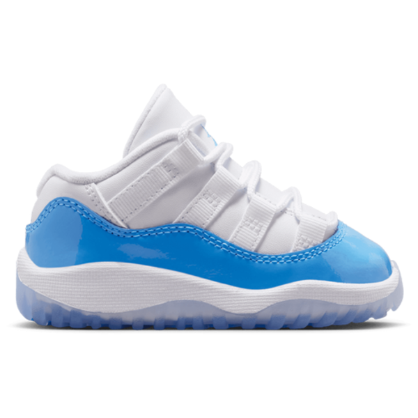 Jordan Toddler 11 Retro Low 'University Blue' Basketball Shoes, Size 9.0K, Medium/B - White/University Blue/Black