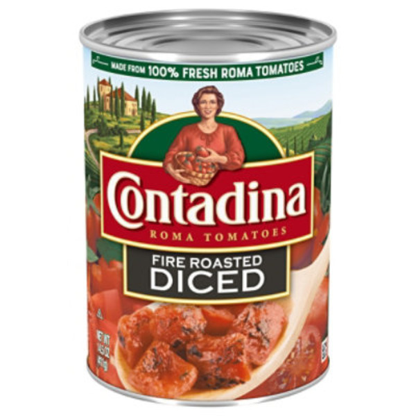 Contadina Fire Roasted Diced Tomatoes