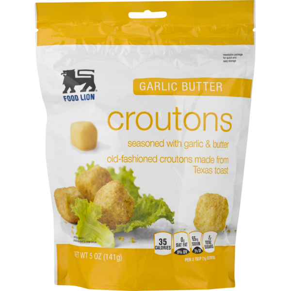 Food Lion Croutons, Garlic Butter, Pouch (5 oz) Instacart