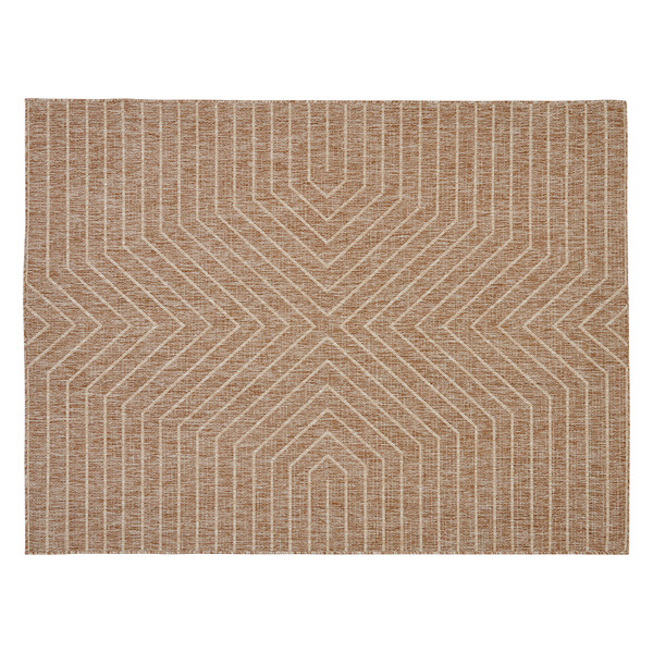 KIRKTON HOUSE 5x7 Boho Indoor/Outdoor Rug - Beige Modern Same-Day ...