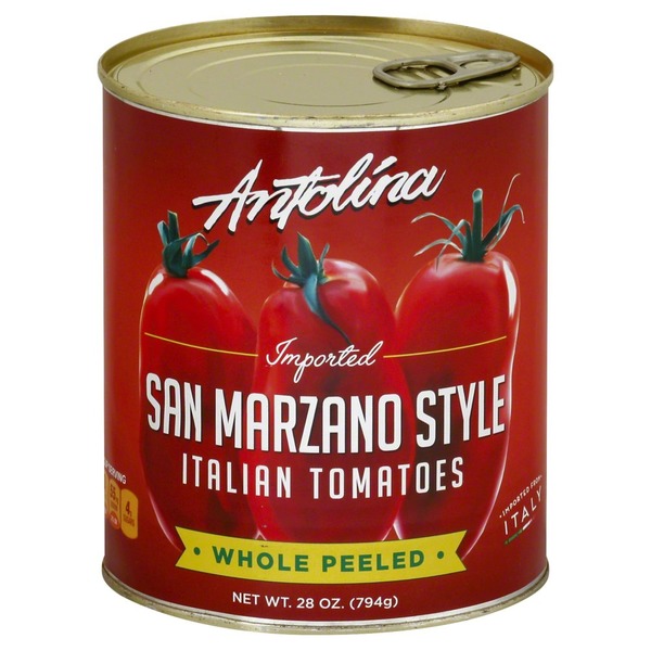 Antolina Tomatoes, Italian, San Marzano Style, Whole Peeled (28 oz) Instacart