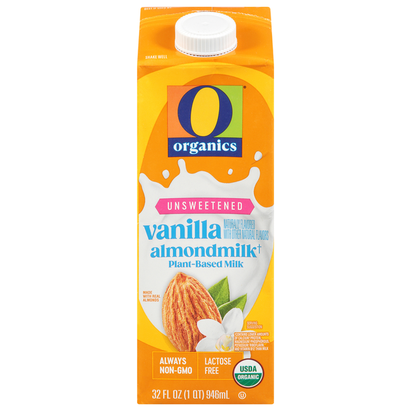 O Organics Unsweetened Vanilla Almondmilk
