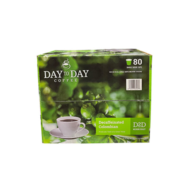 Day To Day Medium Roast Decaffeinated Colombian Coffee
