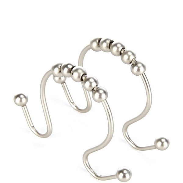 Noble Excellence Roller Ball Shower Curtain Hook Set