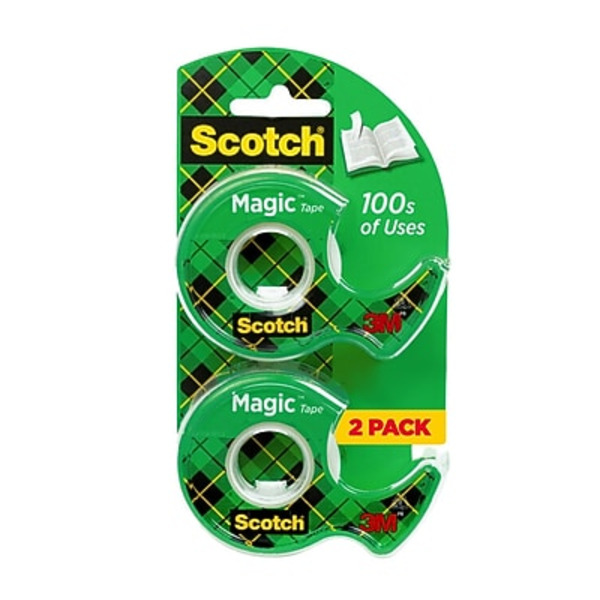 Scotch Magic Tape In Dispenser - 1/2" x 750"