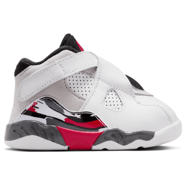 Jordan Air Jordan 8 Retro, Size 5 - White and True Red (Toddler)