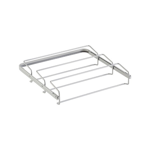 Elfa 18" Gliding Shoe Rack - Platinum - 17-5/8" x 16-7/8" x 3-1/2"