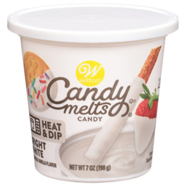 Wilton Candy Melts, Bright White, Vanilla Flavor